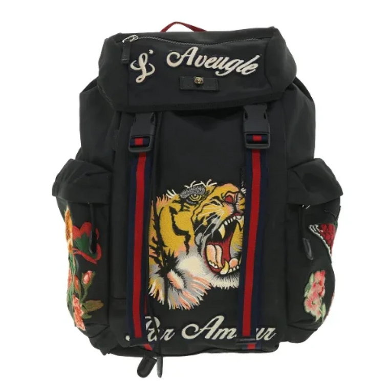 Pre-owned Cotton backpacks Gucci Vintage