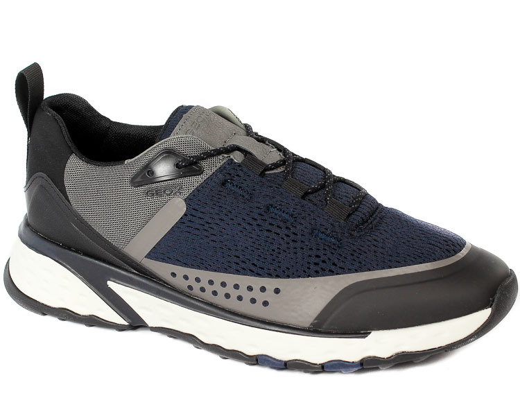 Półbuty Geox U25ECB C0661 Mesh NBK Navy Grey R.41-43