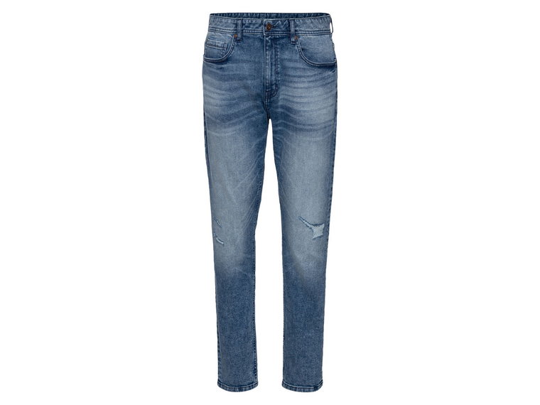 LIVERGY Jeansy męskie, tapered fit (Niebieski, 56 (40/34))