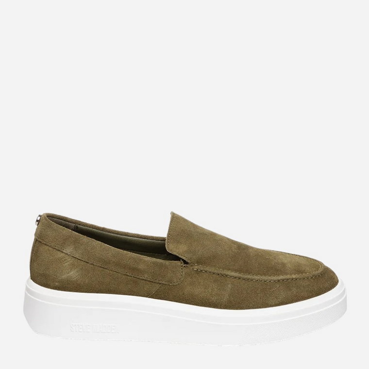 Loafersy męskie zamszowe Steve Madden Fletcher SM12000547 41 Khaki (8720857275261). Półbuty męskie