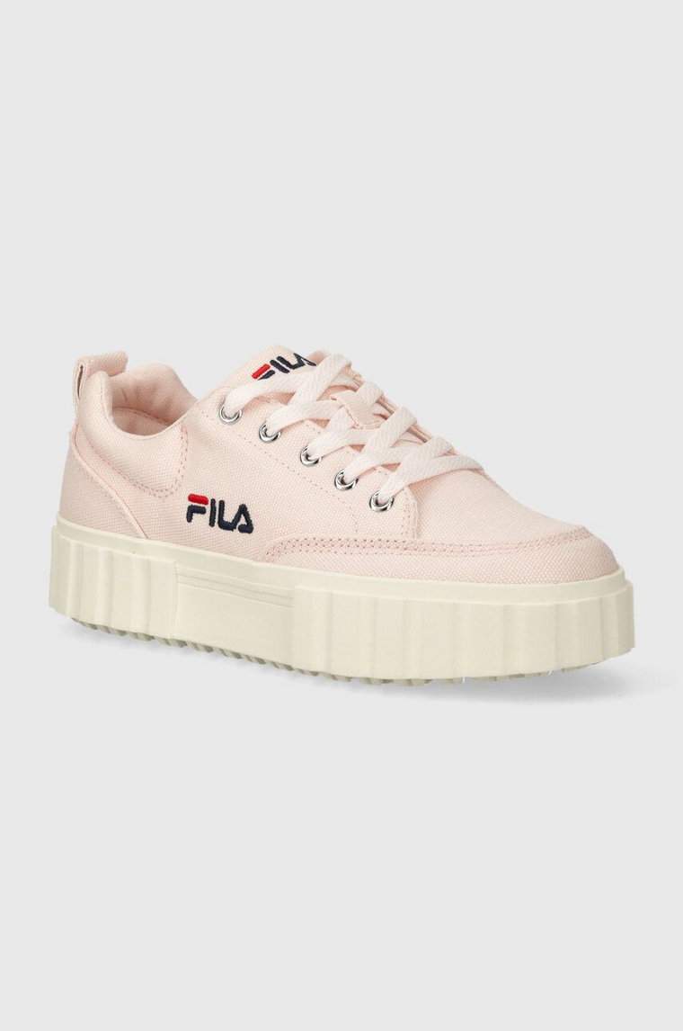 Fila tenisówki Sandblast damskie kolor różowy