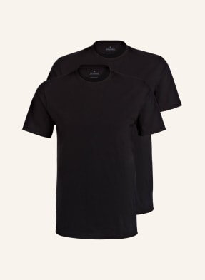Ragman T-Shirt, 2 Szt. schwarz
