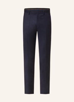 Hugo Spodnie Garniturowe Hesten Extra Slim Fit blau