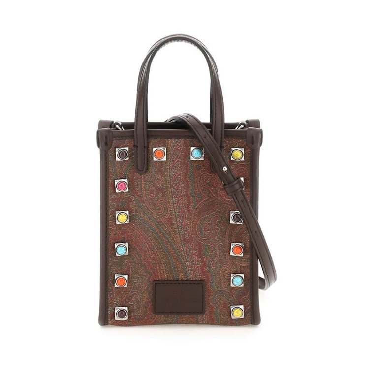 Studded Mini Shopping Bag Etro