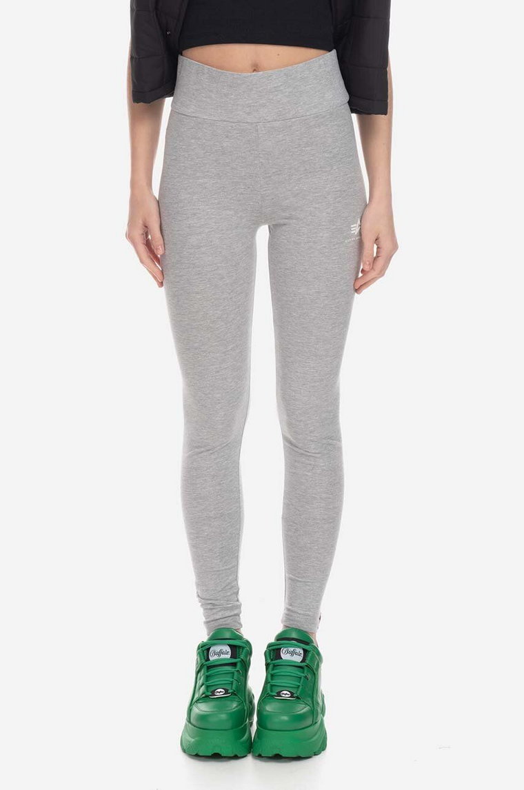 Alpha Industries legginsy damskie kolor czarny melanżowe 116053.230-CZARNY