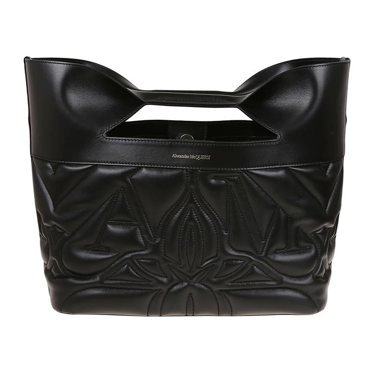 Czarna Bow Small Torebka Alexander McQueen