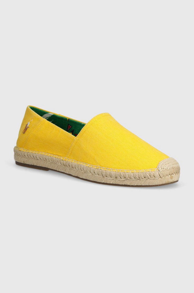 Polo Ralph Lauren espadryle Cevio Slip kolor żółty 803932163004