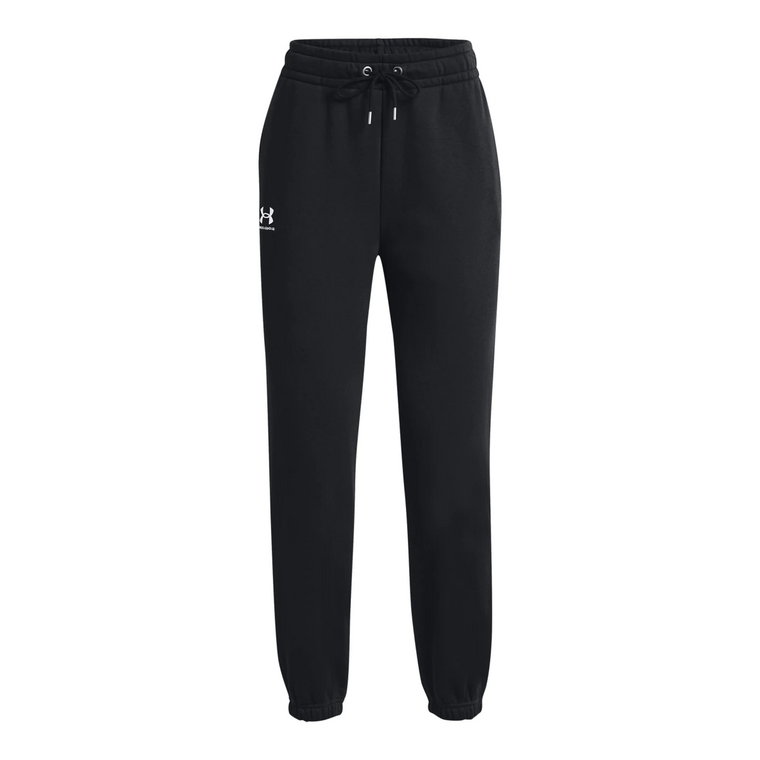 Damskie spodnie dresowe Under Armour Essential Fleece Joggers - czarne