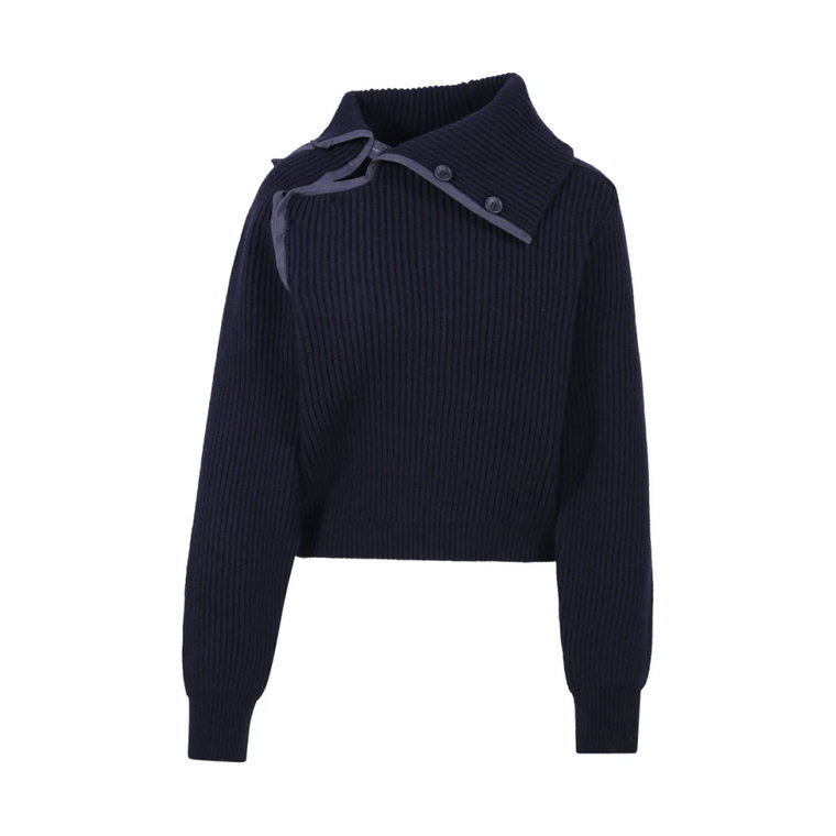 Granatowy Sweter Vega Jacquemus