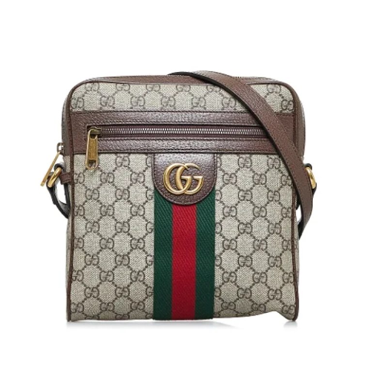 Pre-owned Canvas handbags Gucci Vintage