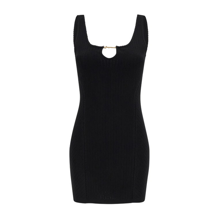 Czarne sukienki - LA Mini Robe Sierra Jacquemus