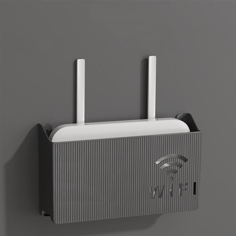 Naścienna Półka Na Router Wi-Fi Czarna Ag986A