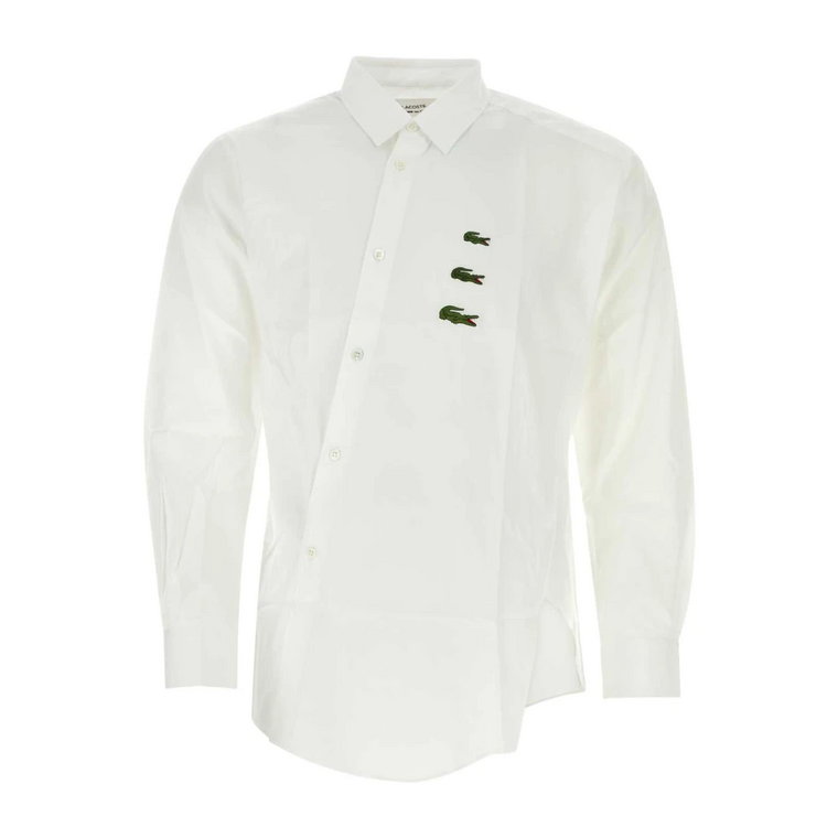 Biała Koszula z Poplinu - Klasyczny Styl Comme des Garçons