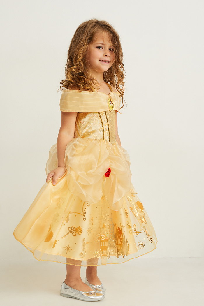 C&A Księżniczka Disneya-sukienka Belle, żółty, Rozmiar: 104