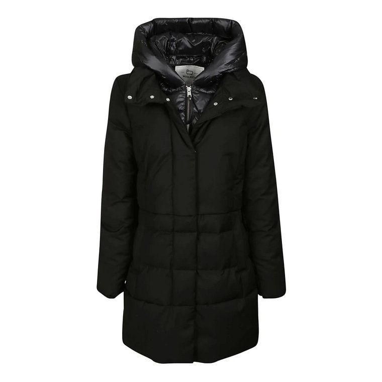 Luxe Puffy Pikowane Kurtki Piaskowe Woolrich