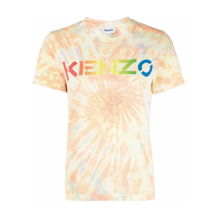 Logo-Print Tie-Dye T-Shirt Kenzo