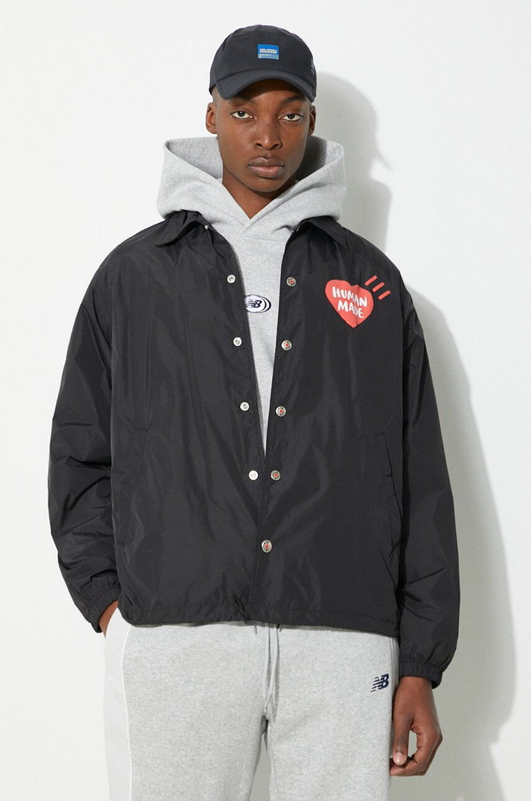Human Made kurtka Coach Jacket męska kolor czarny przejściowa HM27JK018