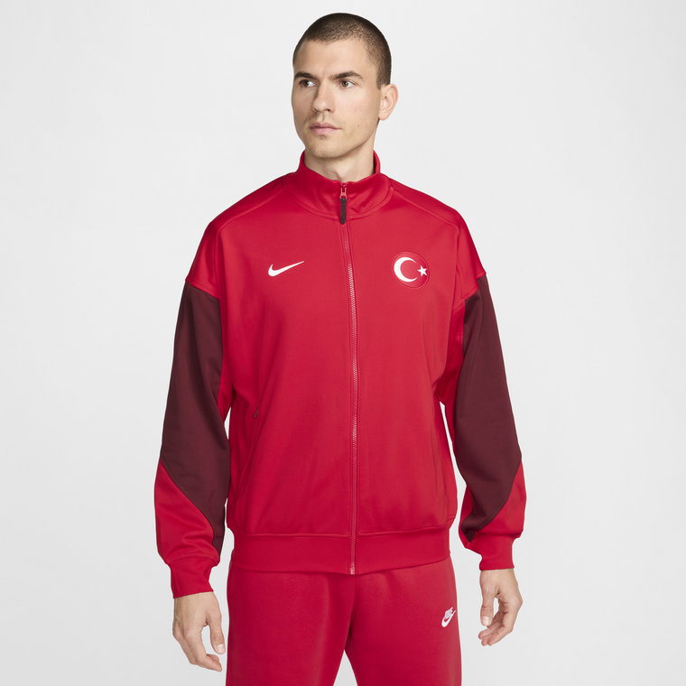 Męska kurtka piłkarska Turcja Academy Pro - Czerwony