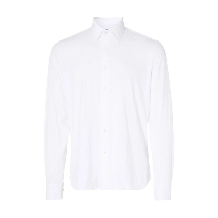 Biała Koszula Oxford, Slim Fit, Materiał Bez Zagnieceń RRD