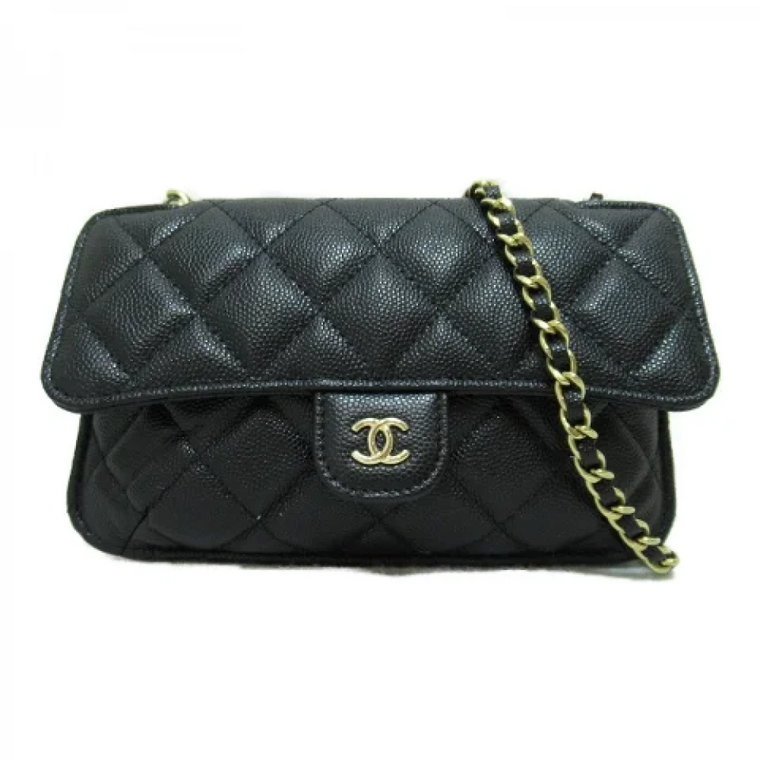 Pre-owned Leather crossbody-bags Chanel Vintage