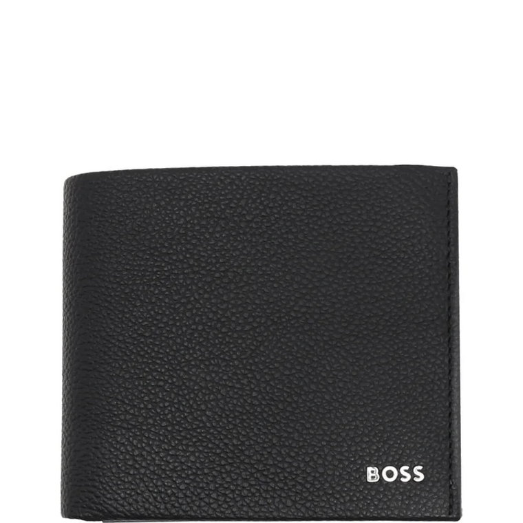 BOSS BLACK Skórzany portfel Highway 4 cc coin