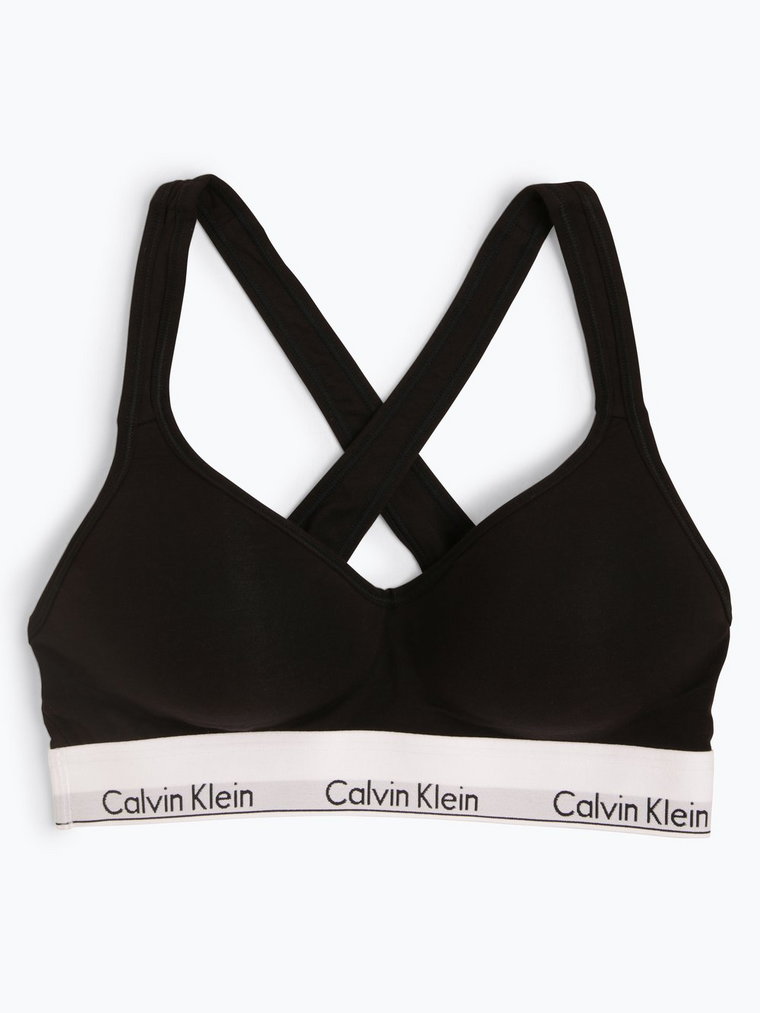 Calvin Klein - Gorset damski  z wypełnieniem, czarny