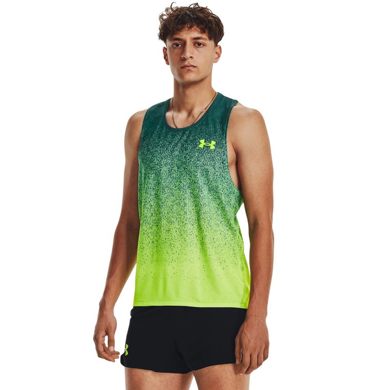 Męski top do biegania Under Armour UA RUSH Run Singlet - zielony