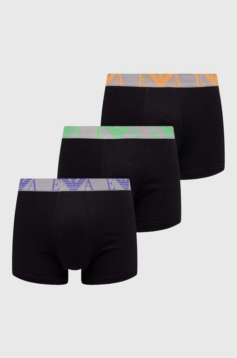 Emporio Armani Underwear bokserki 3-pack męskie kolor czarny 111357 4R715