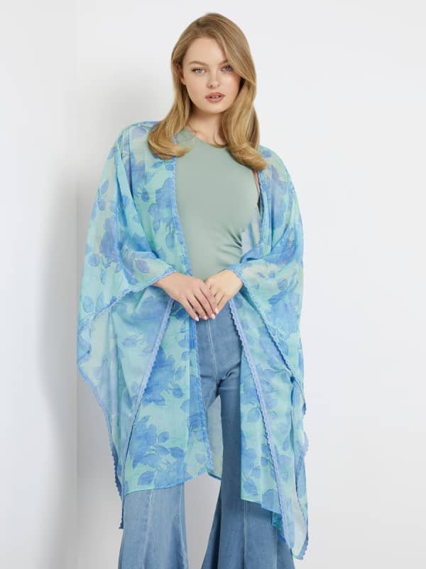 Kimono Z Kwiatowym Printem