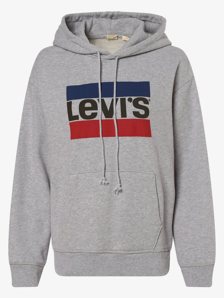 Levi's - Damska bluza z kapturem, szary