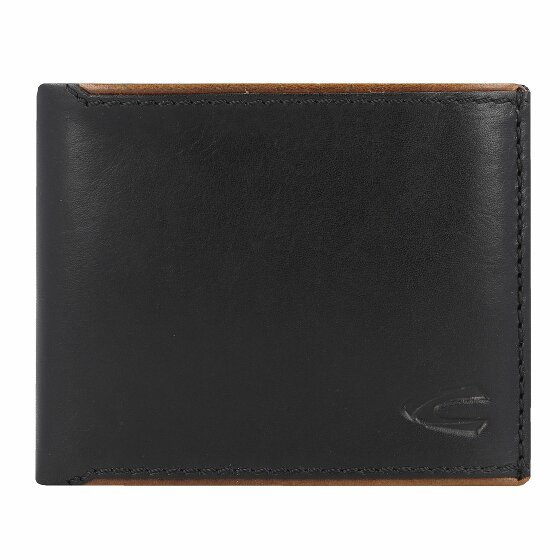 camel active Cruise Portfel Ochrona RFID Skórzany 11.5 cm black