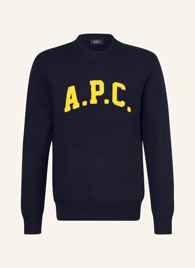 A.P.C. Sweter Joshua blau