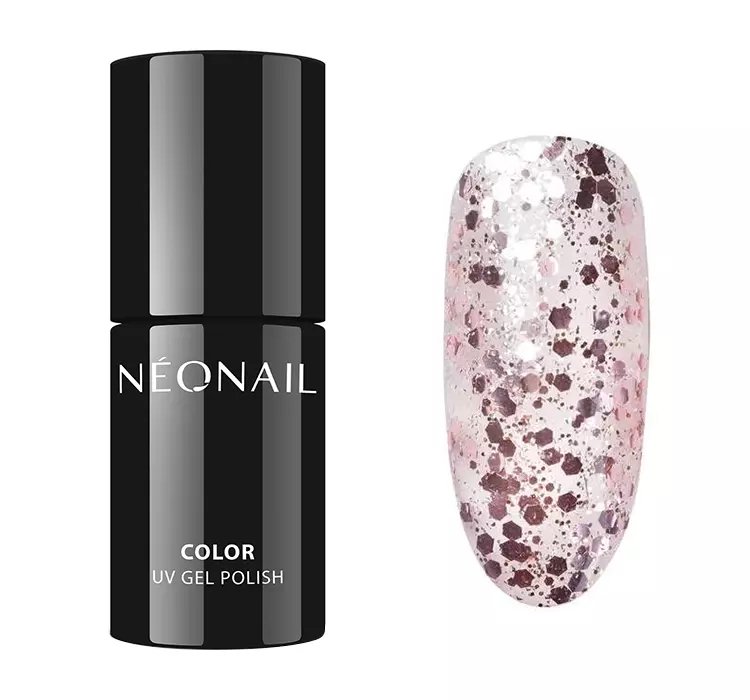 NEONAIL CRAZY IN DOTS LAKIER HYBRYDOWY 9237 ROSE CONFETTI 7,2ML