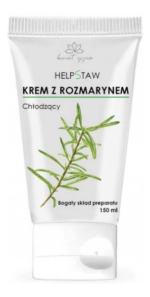 Kwiat Życia Krem chłodzący z rozmarynem HELPSTAW 150ml