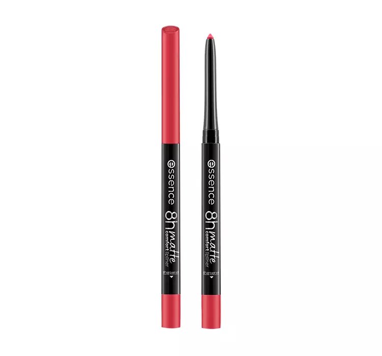 ESSENCE 8H MATTE COMFORT WODOODPORNA KONTURÓWKA DO UST 07 CLASSIC RED 0,3G