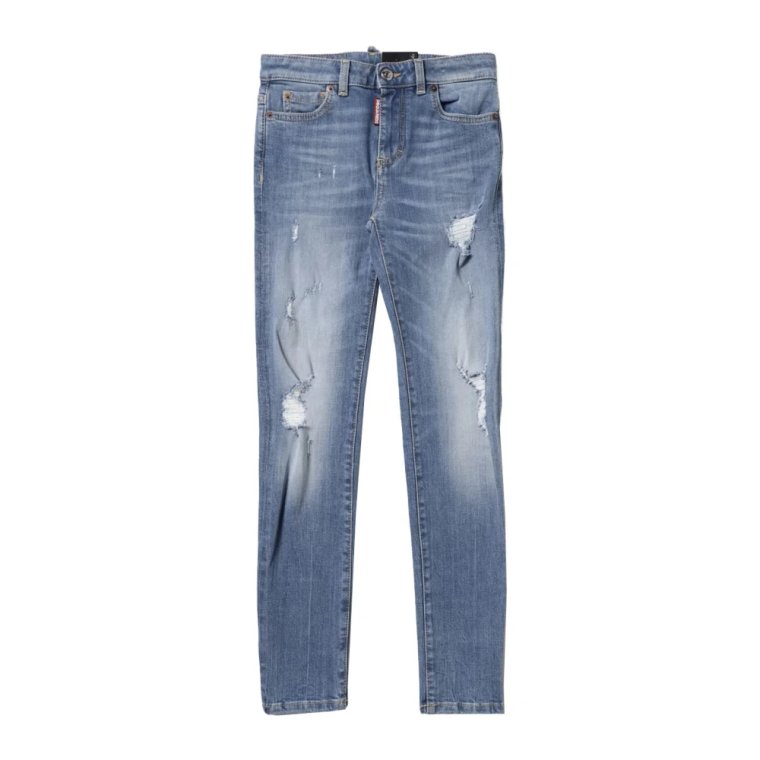 Dzieci Jeansowe Spodnie Dsquared2