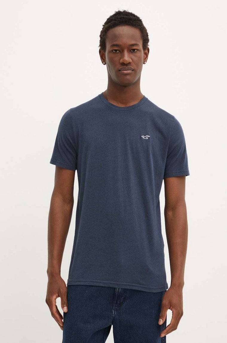 Hollister Co. t-shirt 3-pack męski kolor beżowy gładki KI324-1127