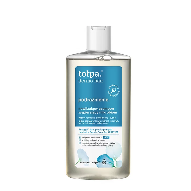nawilżający szampon wspierający mikrobiom, 250 ml