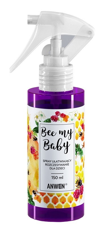 Anwen Spray do włosów dla dzieci ułatwiający rozczesywanie Bee my Baby 150ml