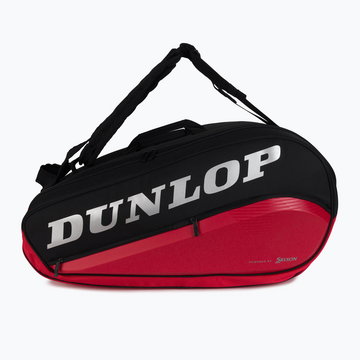 Torba tenisowa Dunlop CX Performance 12RKT Thermo 85 l czarno-czerwona 103127 | WYSYŁKA W 24H | 30 DNI NA ZWROT