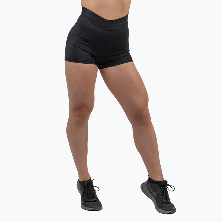 Spodenki treningowe damskie NEBBIA Intense Leg Day High-Waist black | WYSYŁKA W 24H | 30 DNI NA ZWROT