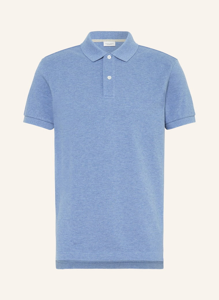Profuomo Koszulka Polo Z Piki blau