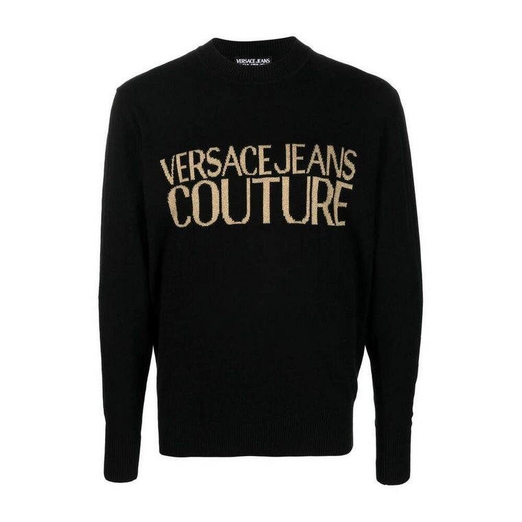 Versace Jeans Couture Sweaters Czarny Versace Jeans Couture