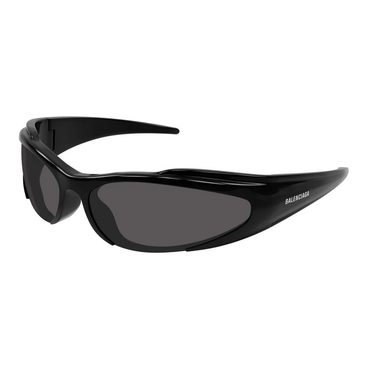 Czarne i szare okulary przeciwsłoneczne Balenciaga