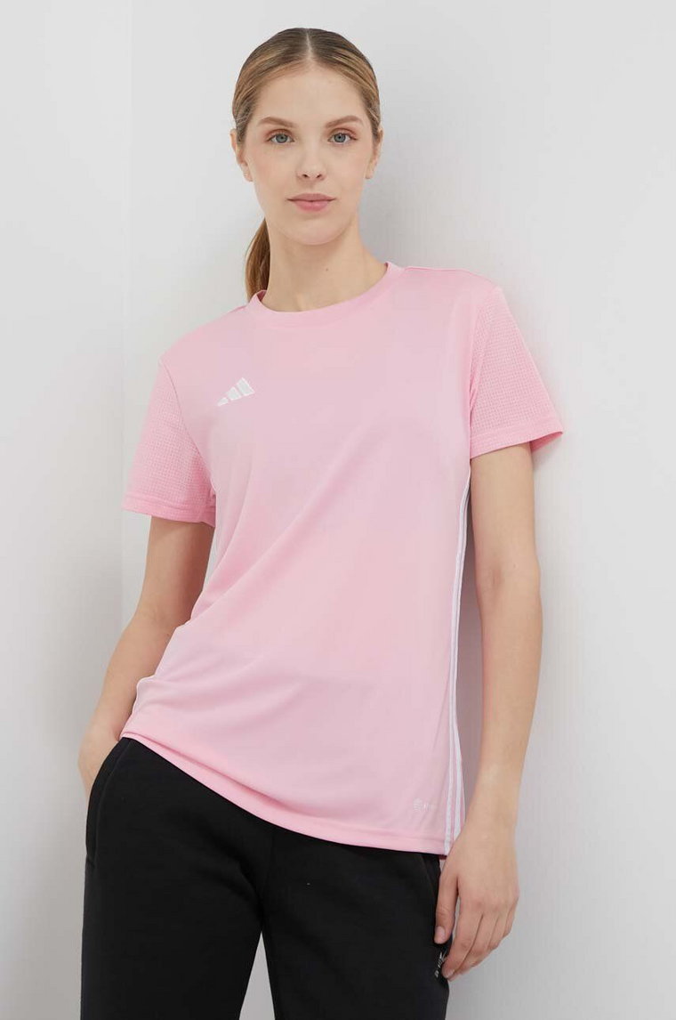 adidas Performance t-shirt treningowy Tabela 23 kolor różowy IA9152