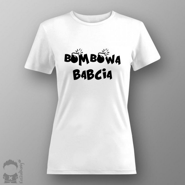 Bombowa babcia - damska lub unisex koszulka na prezent dla babci