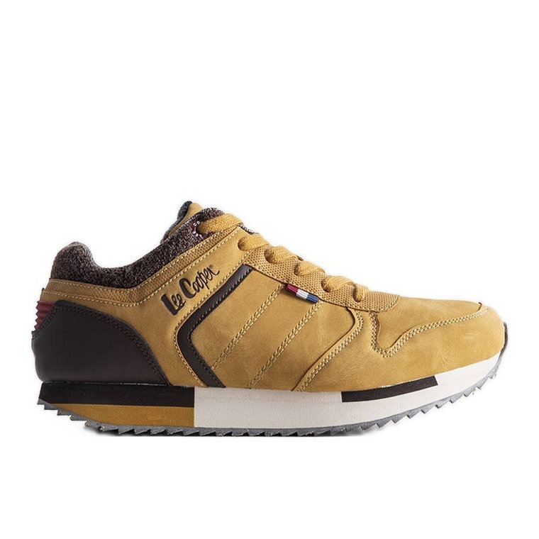 Lee Cooper Brązowe sneakersy LCJ-21-29-0643M