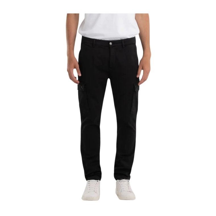 Spodnie Slim Fit Cargo z regularnym stanem Replay