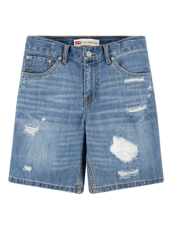 Levi's Kids Szorty dżinsowe w kolorze niebieskim