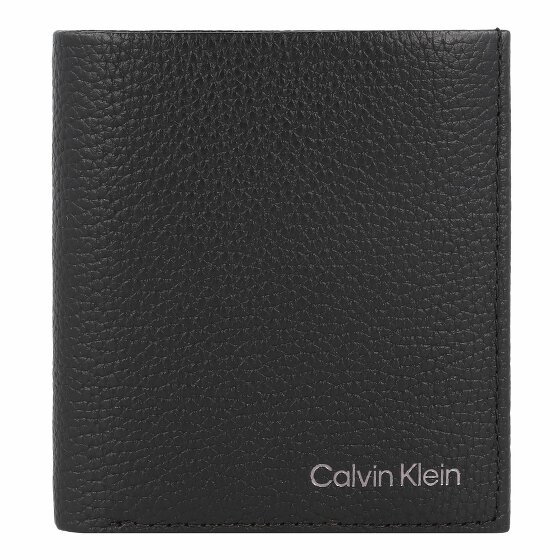 Calvin Klein Warmth Portfel Skórzany 10.5 cm ck black